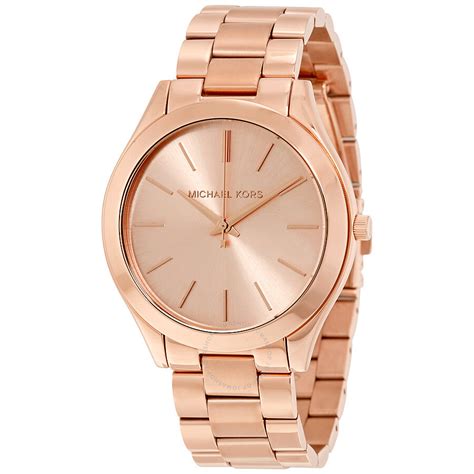 michael kors rose gold small watch|rose gold mk watch men.